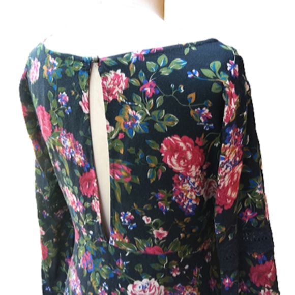 2/$40 California Moonrise boho tunic floral dress - Picture 12 of 14